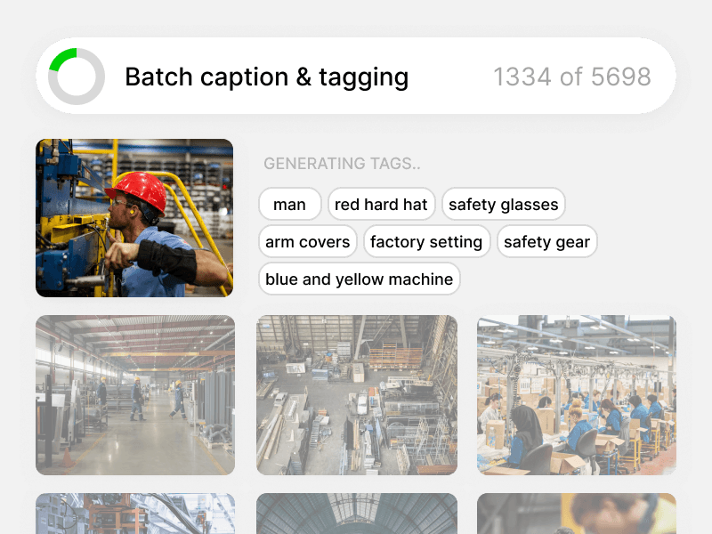 Digital asset management with automated tagging (light)