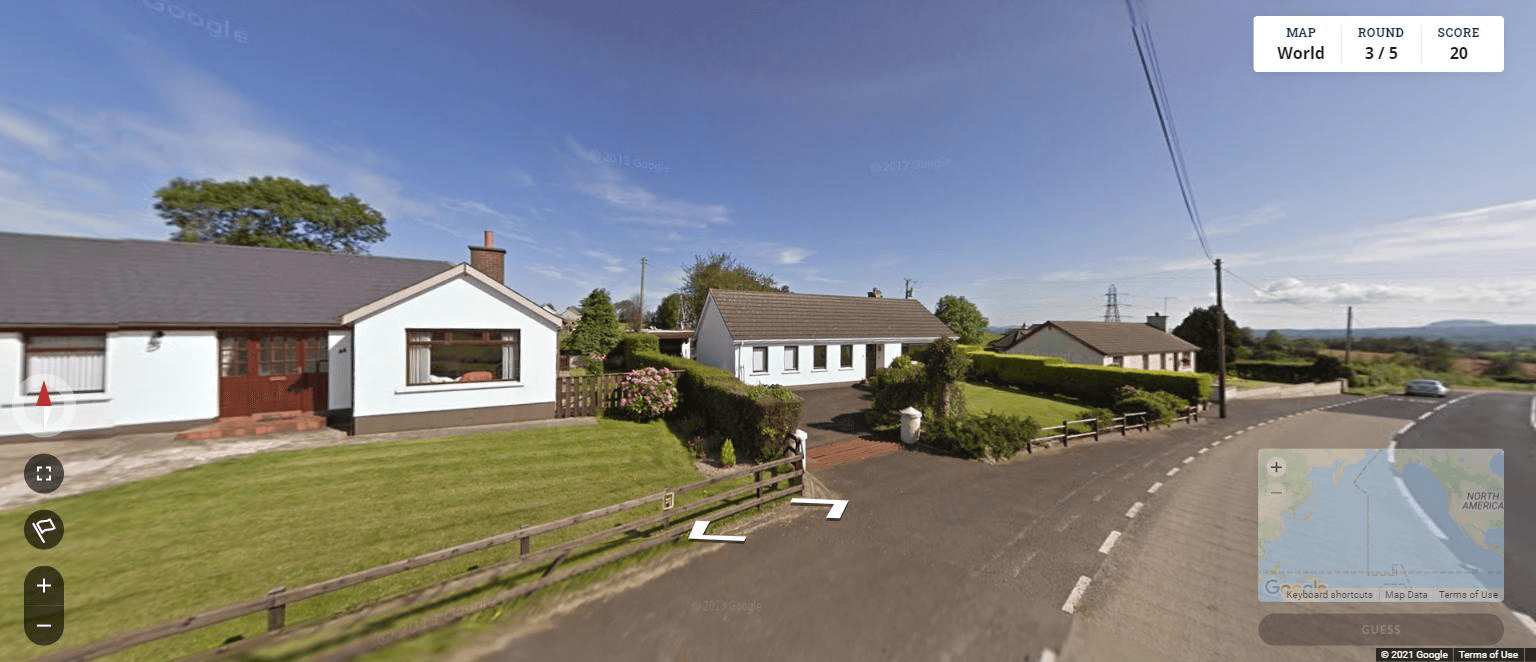 Street-level image for geographic classification