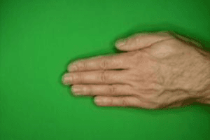 Hand gesture photo showing paper.
